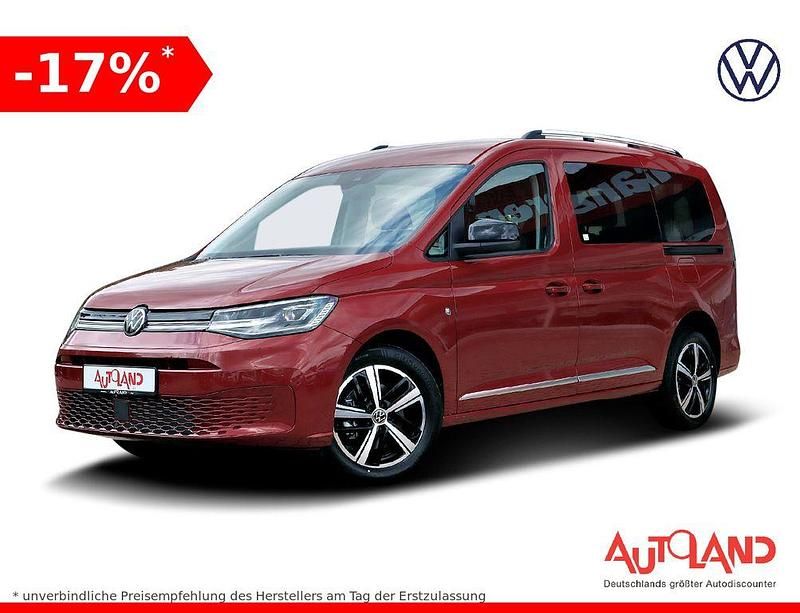 Rot Neu 2025 VW Caddy Maxi Van / Kleinbus | 39.890 € (Teuer) - Bild 1/4