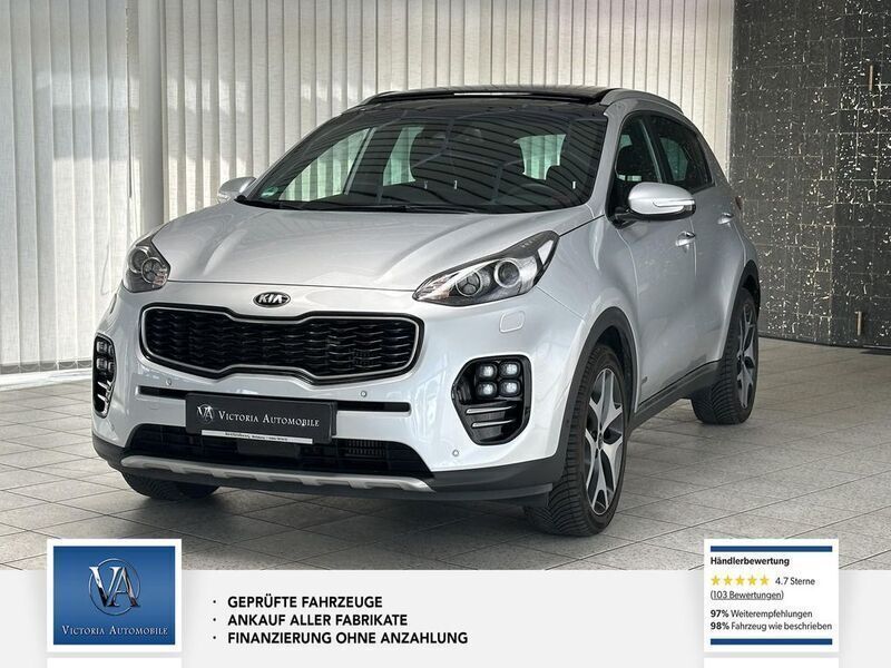 (kcs) sparklingsilber met. Gebraucht 2017 Kia Sportage GT-Line SUV | 19.990 € (Guter Preis) - Bild 1/4