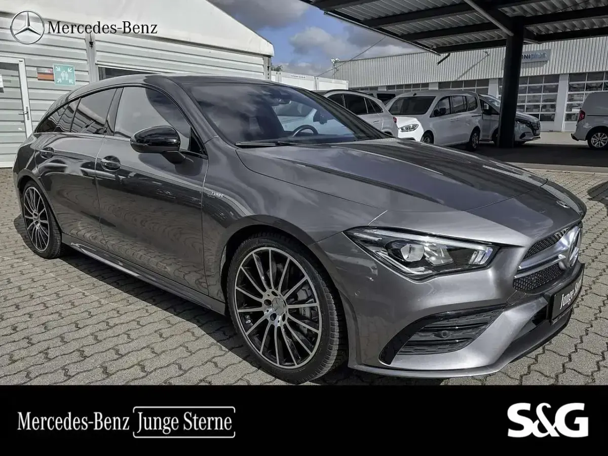 Gebraucht Mercedes CLA35 AMG AMG 306 PS (225 kW) 2021 Mountain grau metallic Coupé