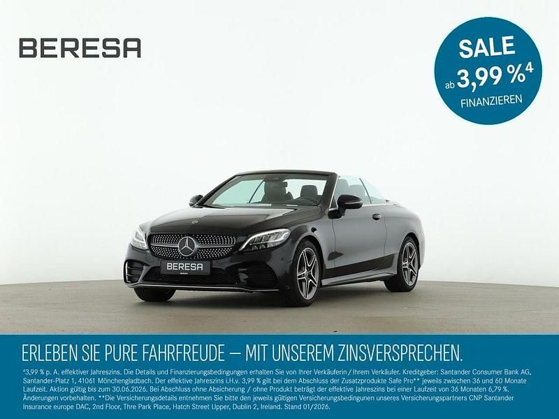 Schwarz Gebraucht 2019 Mercedes C200 AMG Cabrio | 30.225 € (Fairer Preis) - Bild 1/4