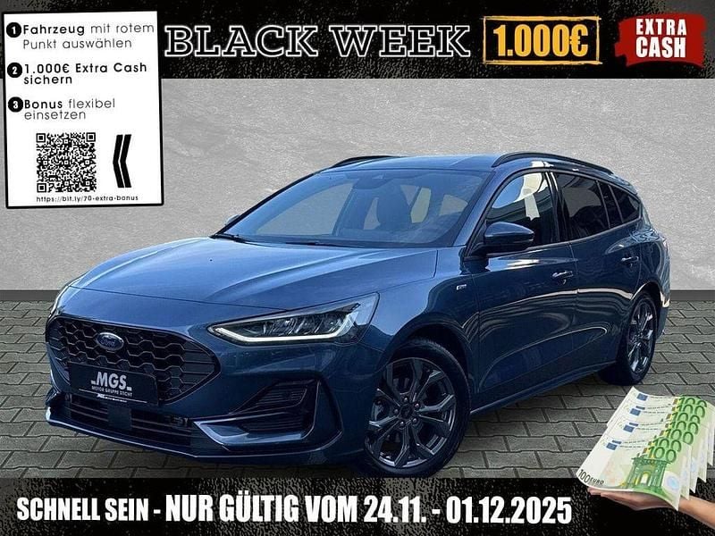Chrome blue metallic Neu 2025 Ford Focus ST-Line Limousine | 28.290 € (Guter Preis) - Bild 1/4