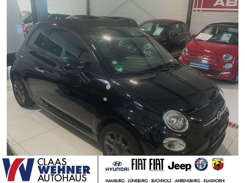 Vesuvio schwarz) (schwarz Gebraucht 2021 Fiat 500C Tech Cabrio | 12.930 € (Fairer Preis) - Bild 1/4