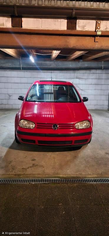 Rot Gebraucht 2002 VW Golf Limousine | 2.699 € (Fairer Preis) - Bild 1/4