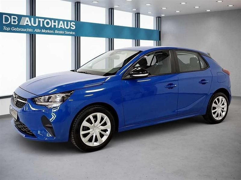 Blau Gebraucht 2022 Opel Corsa Edition Kleinwagen | 11.880 € (Guter Preis) - Bild 1/4