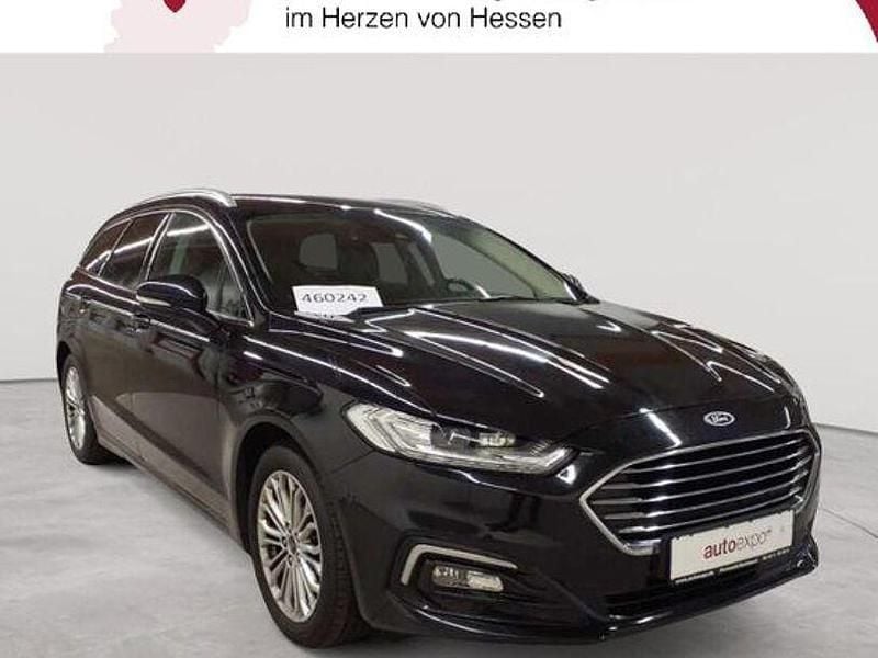 Obsidianschwarz metallic Gebraucht 2020 Ford Mondeo Titanium Kombi | 13.090 € (Guter Preis) - Bild 1/4