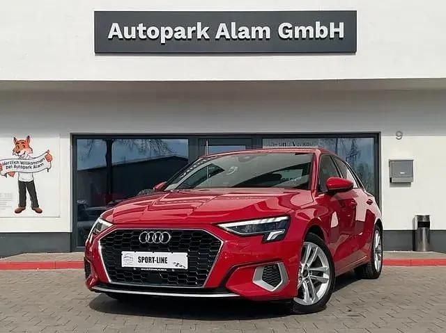 Usata Audi A3 Advanced 150 CV (110 kW) 2022 Rosso Berlina