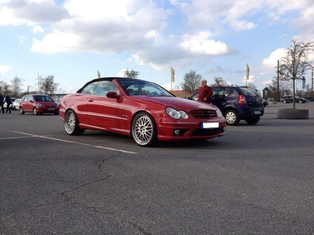 Gebraucht Mercedes CLK63 AMG AMG 714 PS (525 kW) 2006 Rot metallic Cabrio
