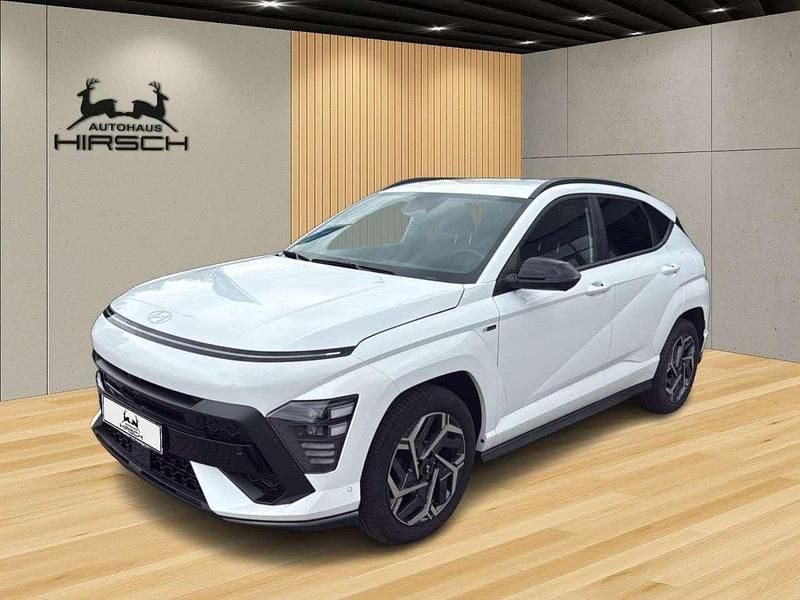 Serenity white Gebraucht 2024 Hyundai Kona N Line SUV | 30.990 € (Fairer Preis) - Bild 1/4