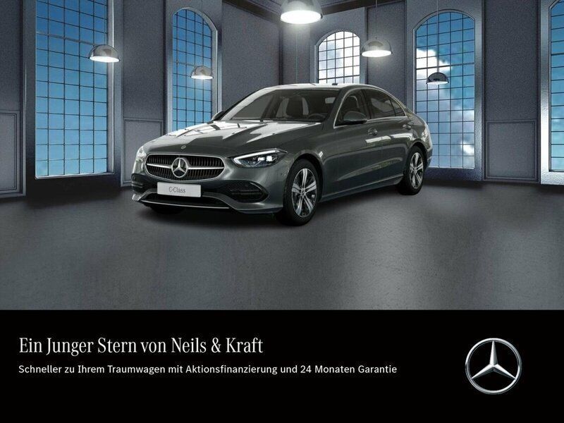 Metalliclack selenitgrau Gebraucht 2024 Mercedes C200 Avantgarde Limousine | 47.350 € (Teuer) - Bild 1/4