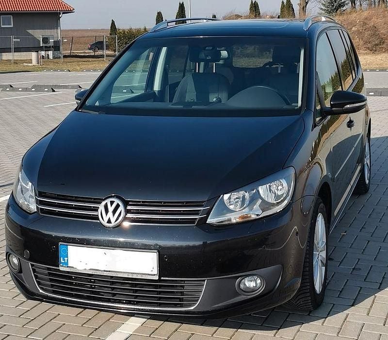 Gebraucht VW Touran 105 PS (77 kW) 2012 Schwarz Van / Kleinbus