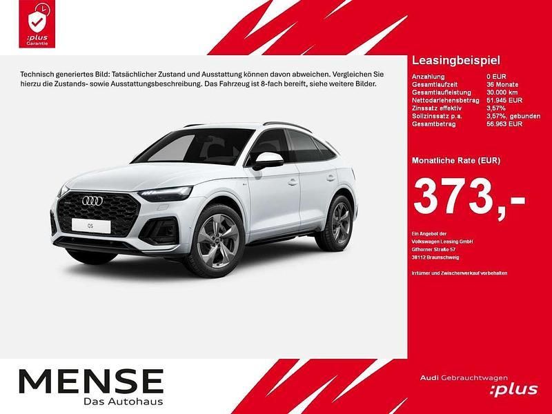 Gletscherweiß Gebraucht 2024 Audi Q5 Sportback S-Line SUV | 51.945 € (Fairer Preis) - Bild 1/4