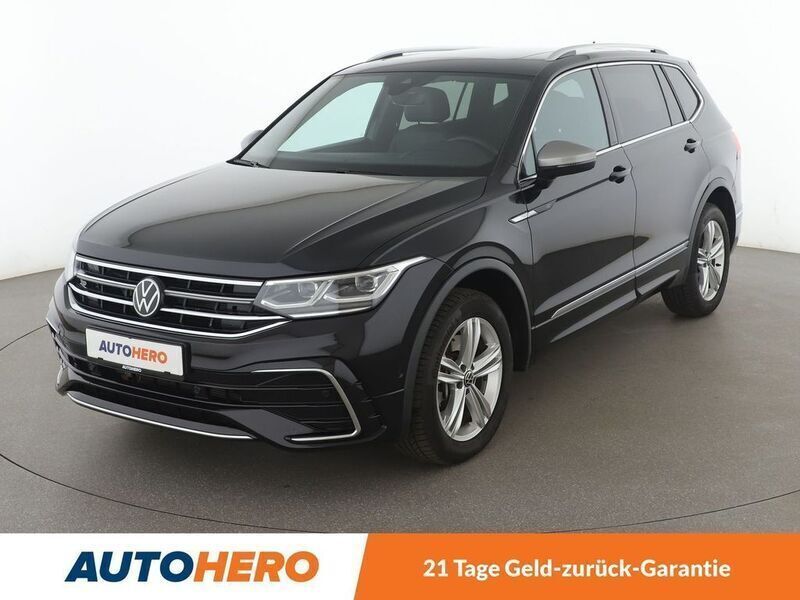 Schwarz Gebraucht 2022 VW Tiguan Allspace R-line SUV | 38.820 € (Fairer Preis) - Bild 1/3
