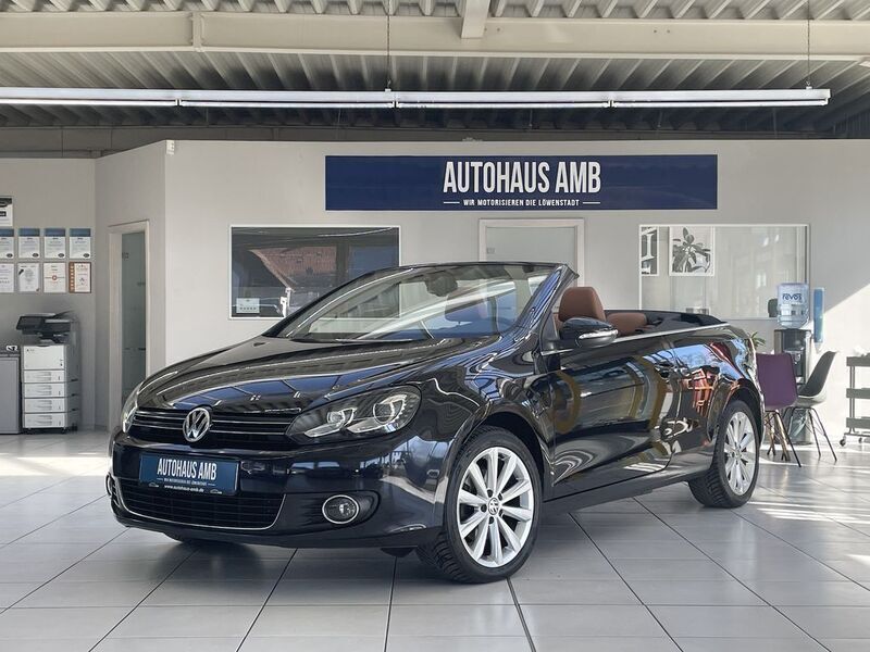 Schwarz Gebraucht 2012 VW Golf Cabriolet Exclusive Cabrio | 8.990 € (Fairer Preis) - Bild 1/4