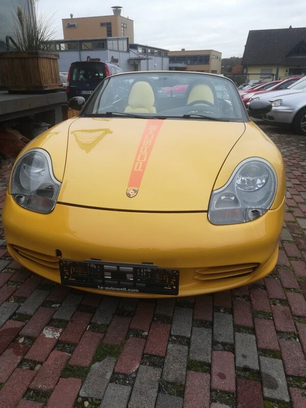 Gelb Gebraucht 2004 Porsche 986 Boxster Cabrio | 23.600 € - Bild 1/4