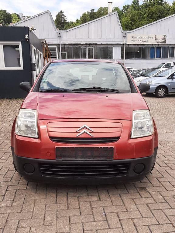 Rot Gebraucht 2004 Citroën C2 VTR Sport Kleinwagen | 999 € (Guter Preis) - Bild 1/4