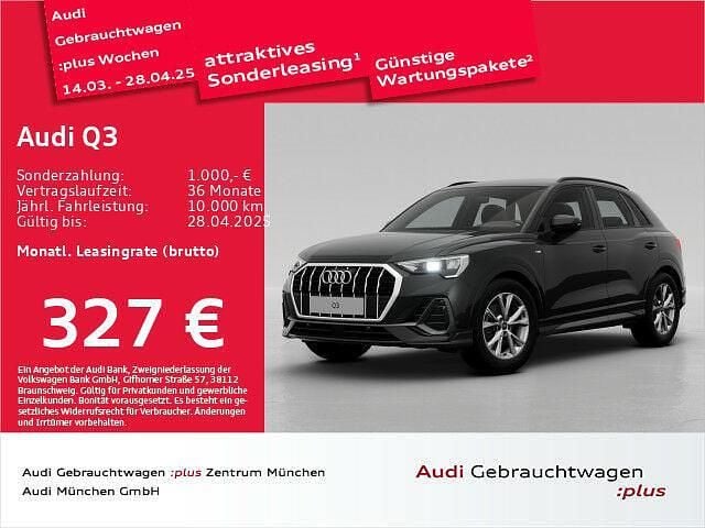 Gebraucht Audi Q3 S-Line 150 PS (110 kW) 2024 Mythosschwarz metallic SUV