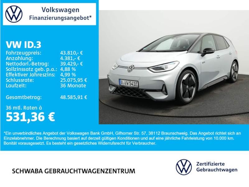 Gebraucht VW ID.3 GTX 210 kW (286 PS) 2025 Scale silver metallic Kleinwagen