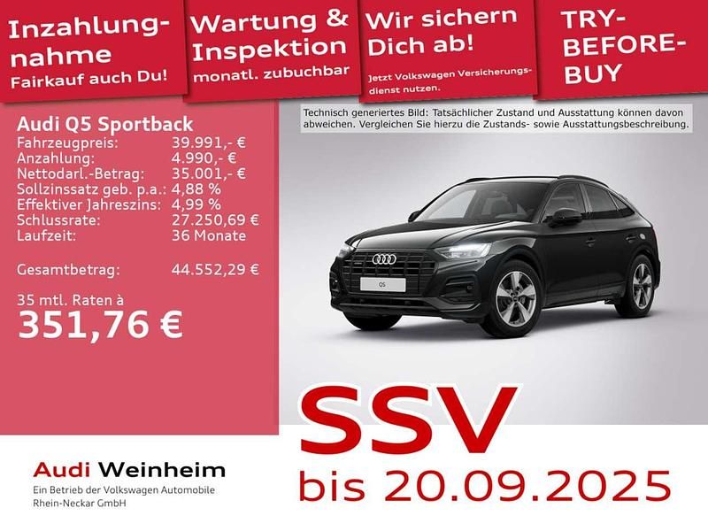 Mythosschwarz metallic Gebraucht 2022 Audi Q5 SUV | 39.991 € (Fairer Preis) - Bild 1/2