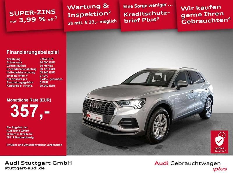 Silber Gebraucht 2023 Audi Q3 Ambiente SUV | 39.940 € (Guter Preis) - Bild 1/2