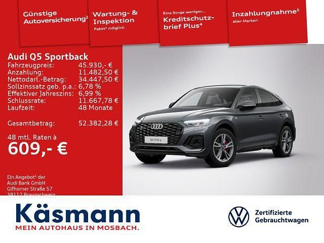 Grau Gebraucht 2023 Audi Q5 Sportback S-Line SUV | 45.930 € (Guter Preis) - Bild 1/4