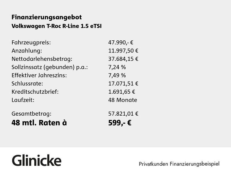 Neu VW T-Roc R-line 150 PS (110 kW) 2026 Grenadillschwarz metallic SUV