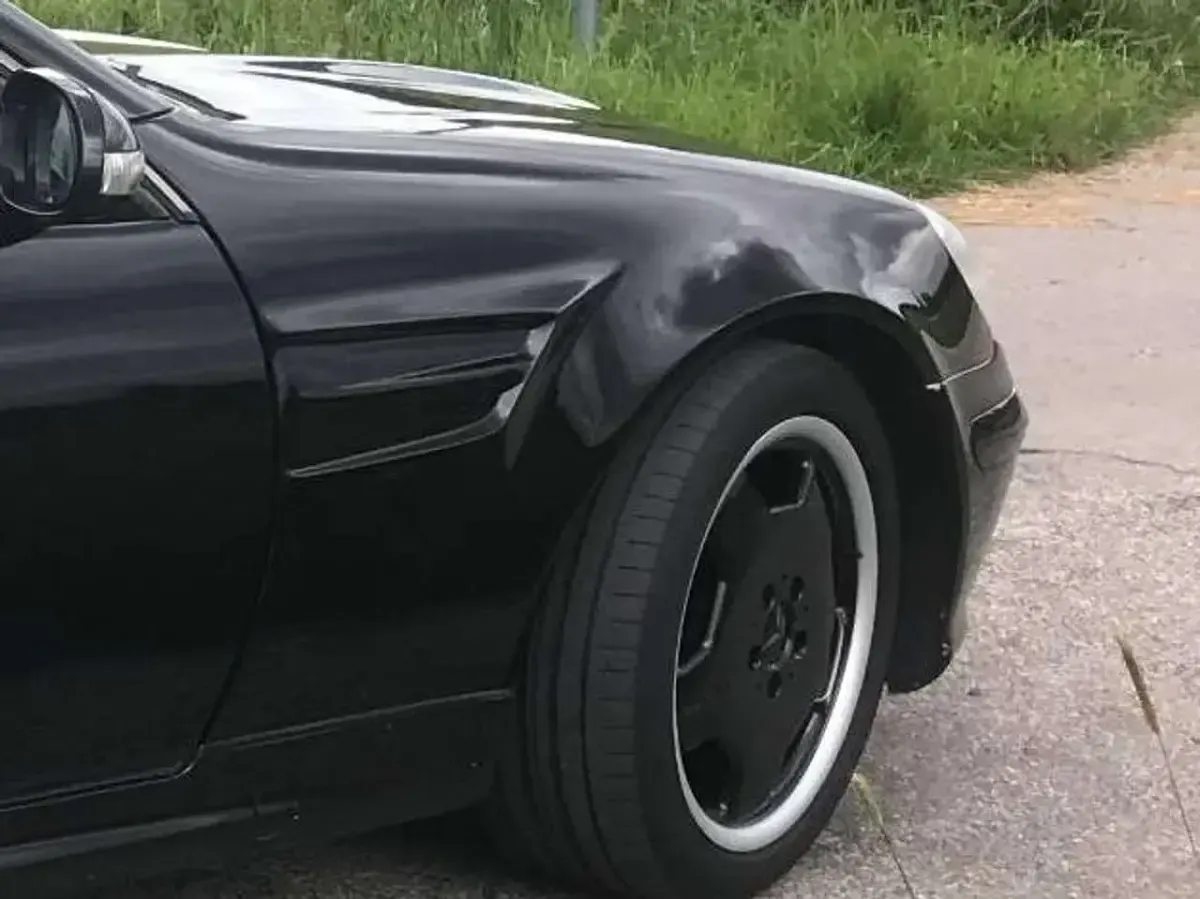 Gebraucht Mercedes SLK200 163 PS (119 kW) 2003 Schwarz Cabrio