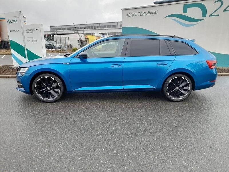 Gebraucht Skoda Superb SportLine 200 PS (147 kW) 2021 Blau Limousine
