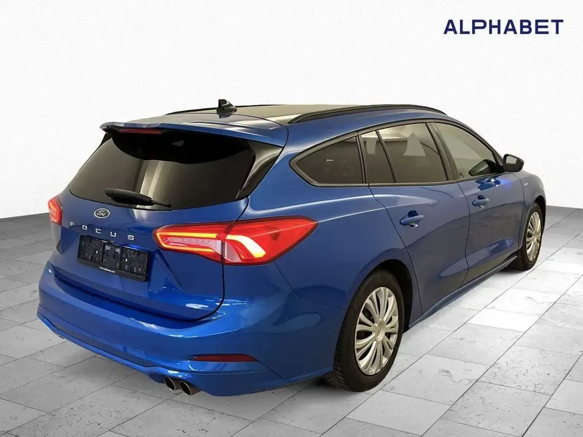 Gebraucht Ford Focus ST-Line X 125 PS (91 kW) 2021 Blau Kombi