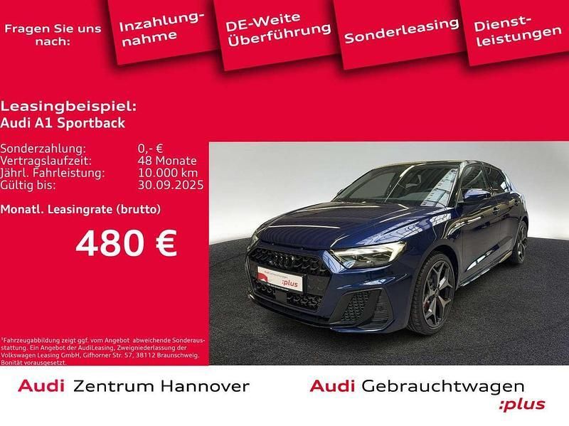 Navarrablau metallic mythossch Gebraucht 2025 Audi A1 S-Line Kleinwagen | 37.490 € (Teuer) - Bild 1/4
