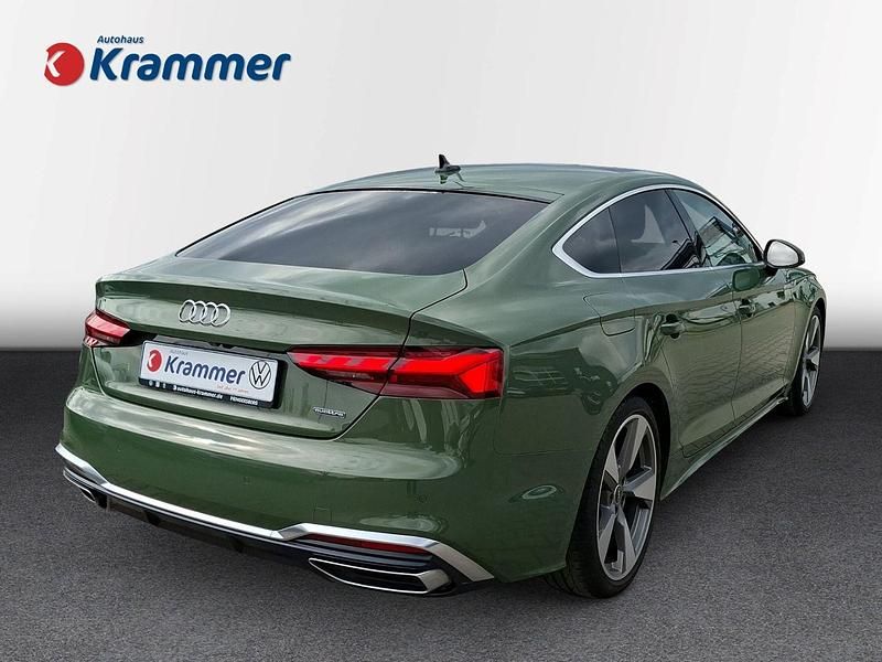Gebraucht Audi A5 Sportback S-Line 204 PS (150 kW) 2023 Grün Kleinwagen