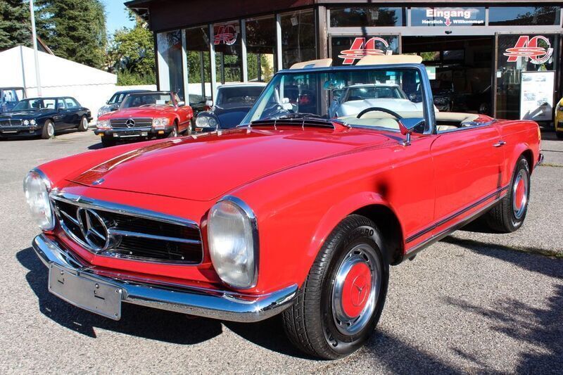 Gebraucht Mercedes W113 150 PS (110 kW) 1966 Rot Cabrio