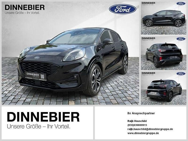 Schwarz (metallic) Gebraucht 2022 Ford Puma Gen-E ST-Line SUV | 17.490 € - Bild 1/4