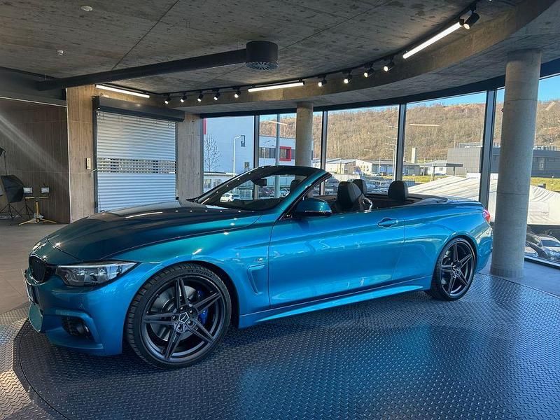 Blau Gebraucht 2017 BMW 440 M Sport Cabrio | 31.900 € (Superpreis) - Bild 1/4