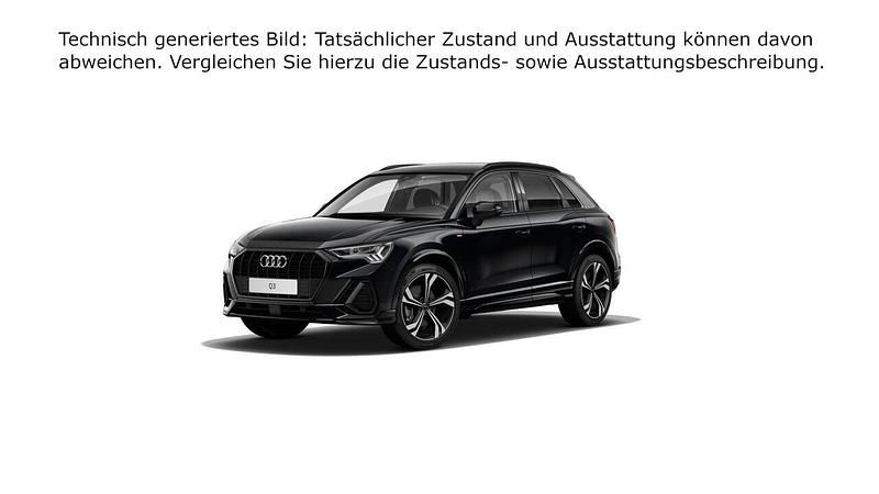 Mythosschwarz metallic (metallic) Gebraucht 2021 Audi Q3 Advanced SUV | 34.888 € (Teuer) - Bild 1/4