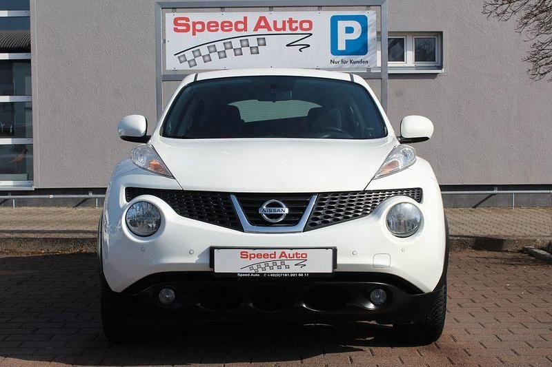 Gebraucht Nissan Juke Acenta 117 PS (86 kW) 2012 Weiß SUV