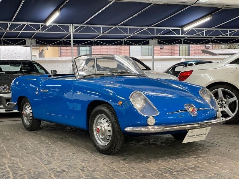Blau Gebraucht 1960 Abarth 750 Cabrio | 99.000 € - Bild 1/4