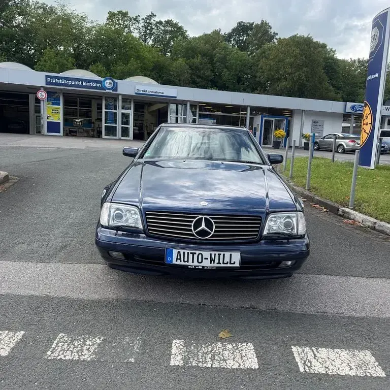 Gebraucht Mercedes SL280 193 PS (141 kW) 1998 Blau Cabrio