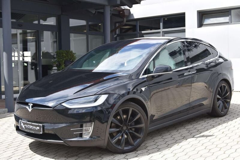 Schwarz Gebraucht 2019 Tesla Model X Long Range SUV | 28.999 € (Superpreis) - Bild 1/4