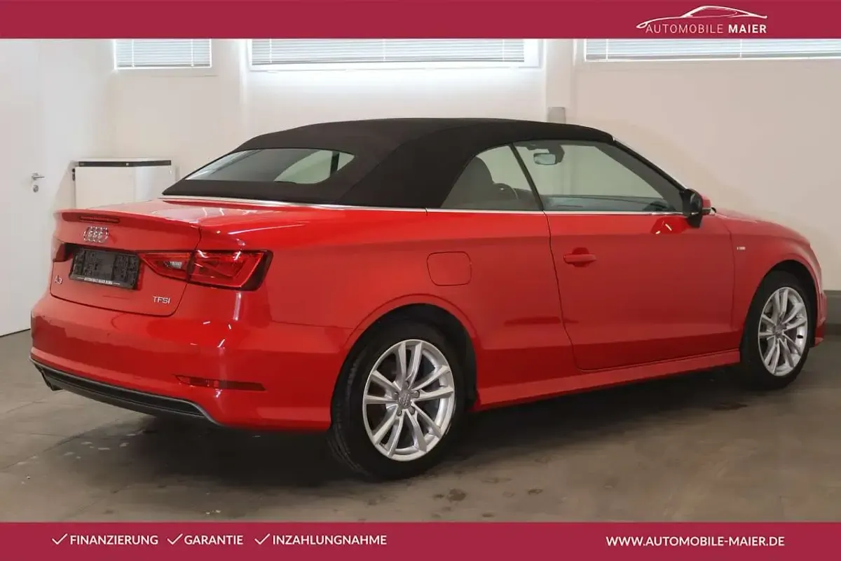 Gebraucht Audi A3 Cabriolet S-Line 179 PS (131 kW) 2015 Rot Cabrio
