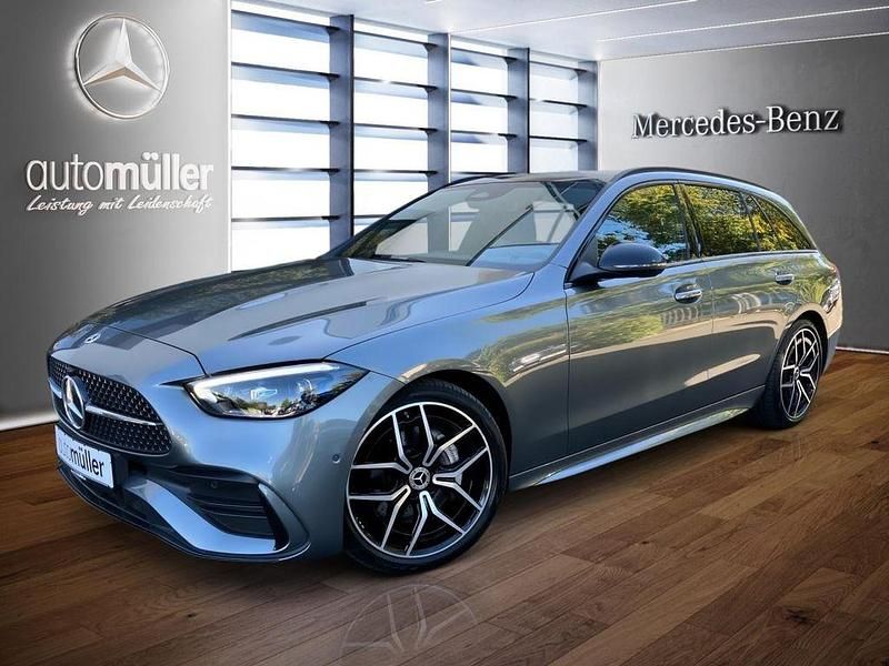 Grau Gebraucht 2023 Mercedes C220 AMG Limousine | 50.990 € - Bild 1/4