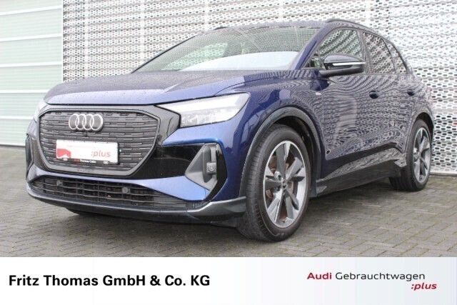 Navarrablau Gebraucht 2021 Audi Q4 e-tron S-Line SUV | 29.990 € (Superpreis) - Bild 1/4