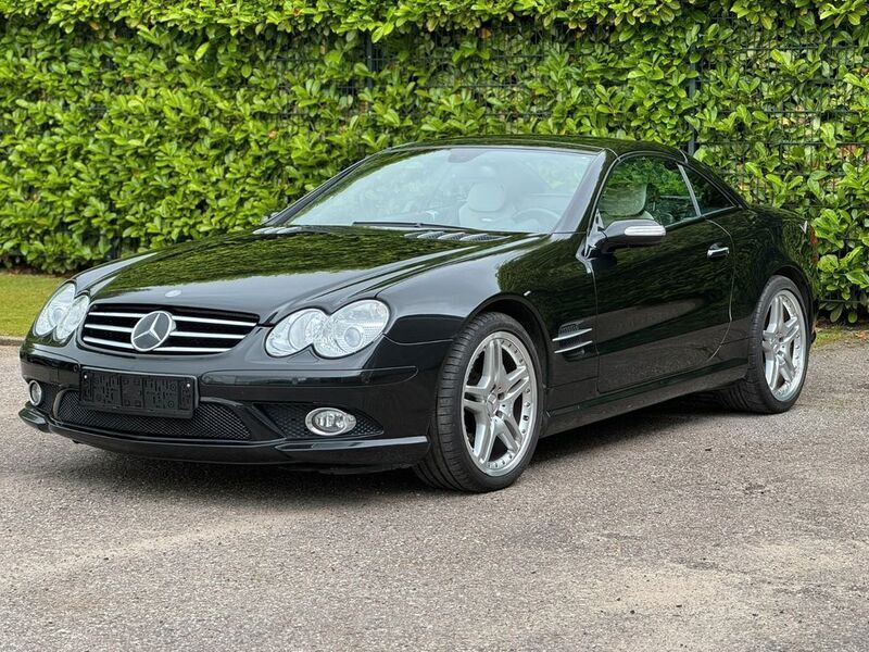 Schwarz Gebraucht 2006 Mercedes SL55 AMG AMG Cabrio | 32.495 € - Bild 1/4