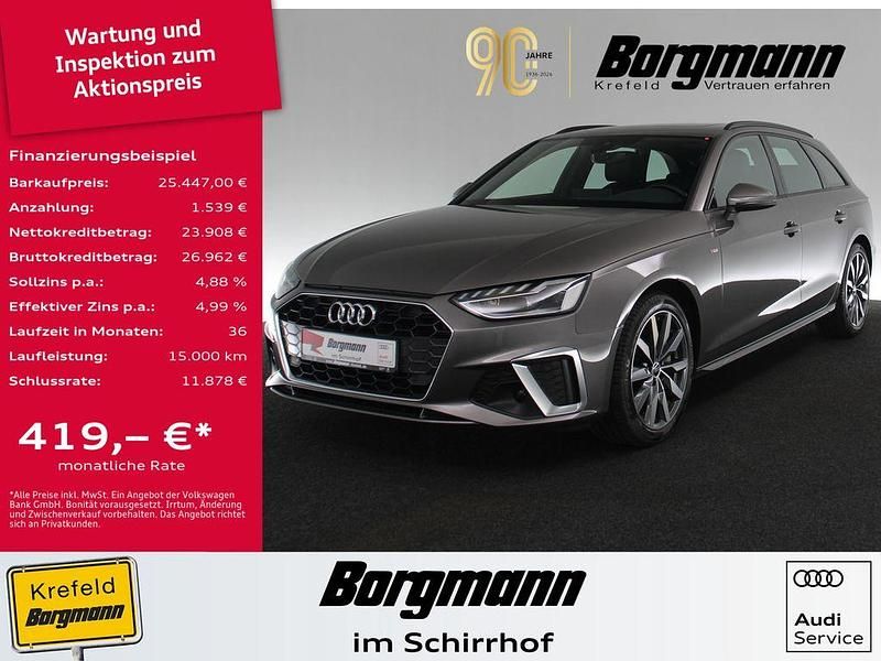 Grau / terragrau Gebraucht 2022 Audi A4 S-Line Kombi | 25.447 € (Guter Preis) - Bild 1/4