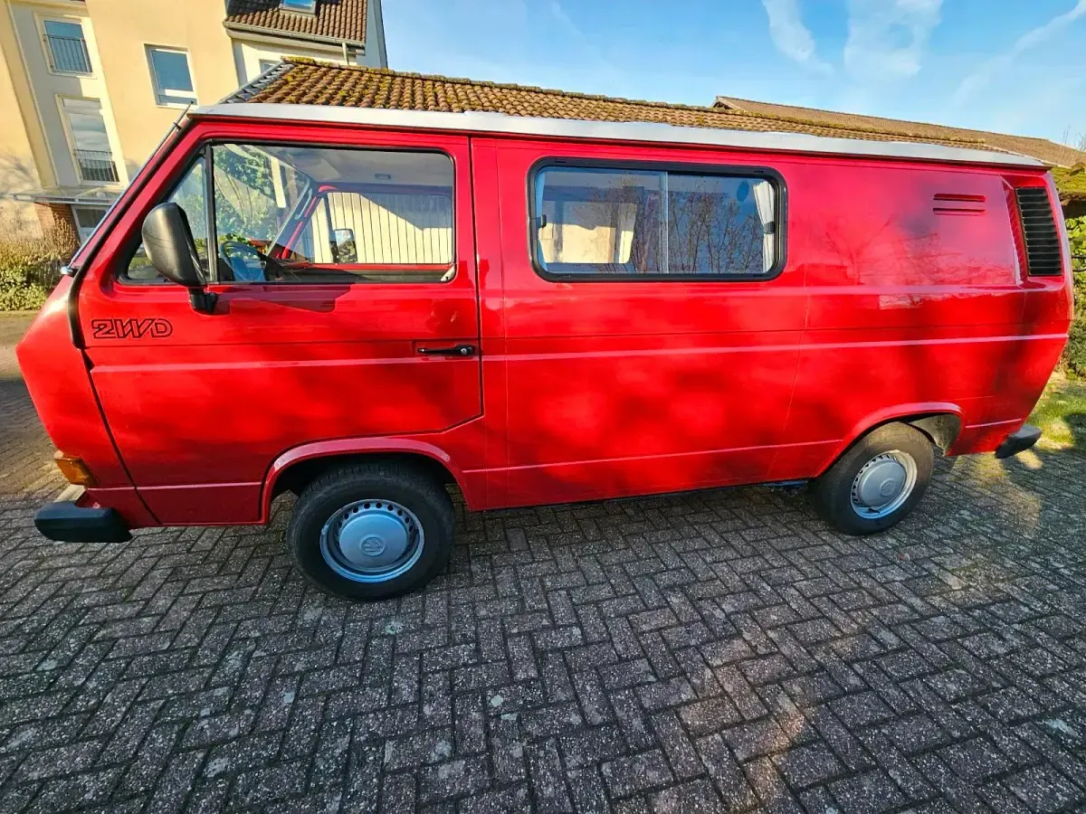 Gebraucht VW T3 60 PS (44 kW) 1989 Rot Van
