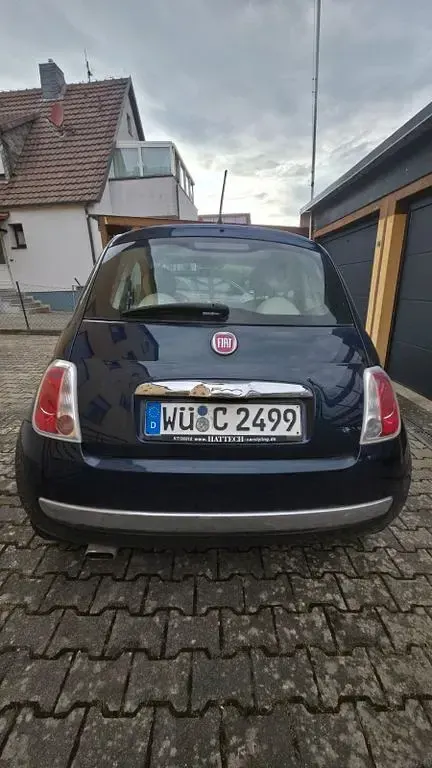 Gebraucht Fiat 500 Lounge 69 PS (50 kW) 2012 Blau Kleinwagen