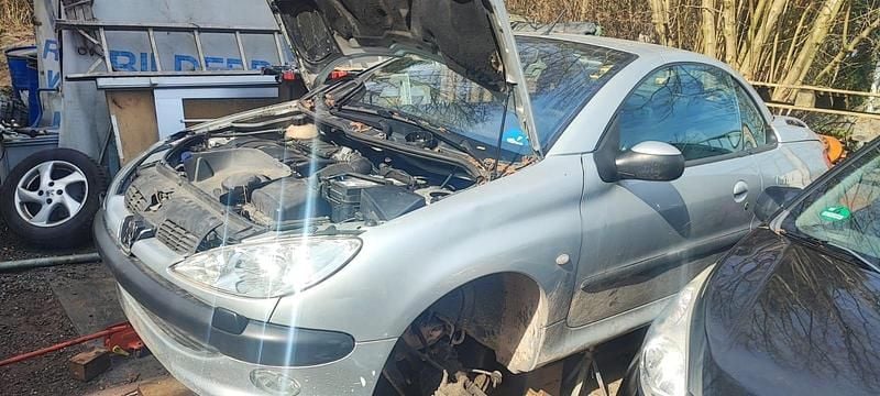 Gebraucht Peugeot 206 108 PS (79 kW) 2001 Silber Cabrio