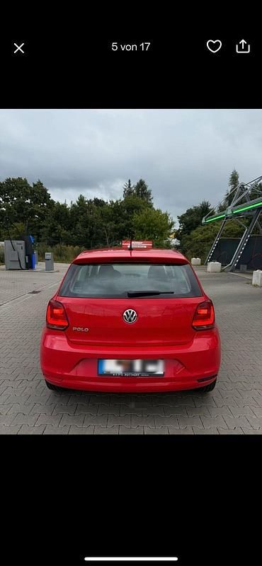 Gebraucht VW Polo 75 PS (55 kW) 2016 Rot Kleinwagen