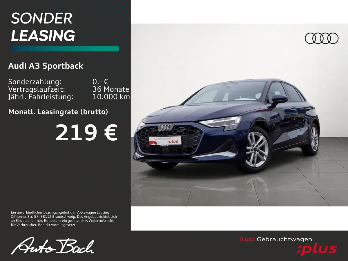 Gebraucht Audi A3 Advanced 150 PS (110 kW) 2025 Blau Limousine