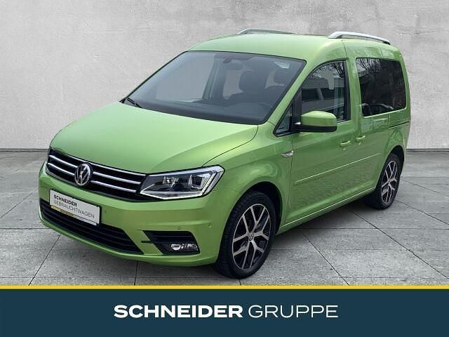 Gebraucht VW Caddy Comfortline 125 PS (91 kW) 2017 Grün Van / Kleinbus