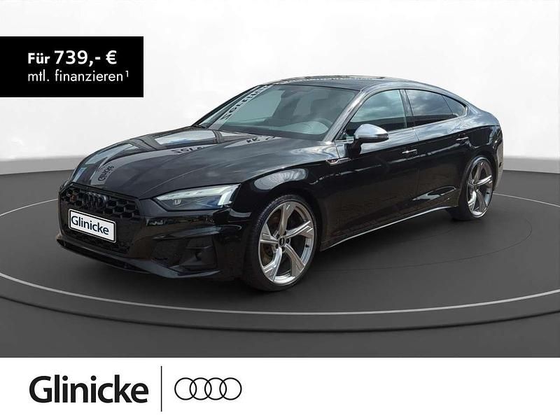 Mythosschwarz metallic Gebraucht 2023 Audi S5 Limousine | 59.880 € (Teuer) - Bild 1/3
